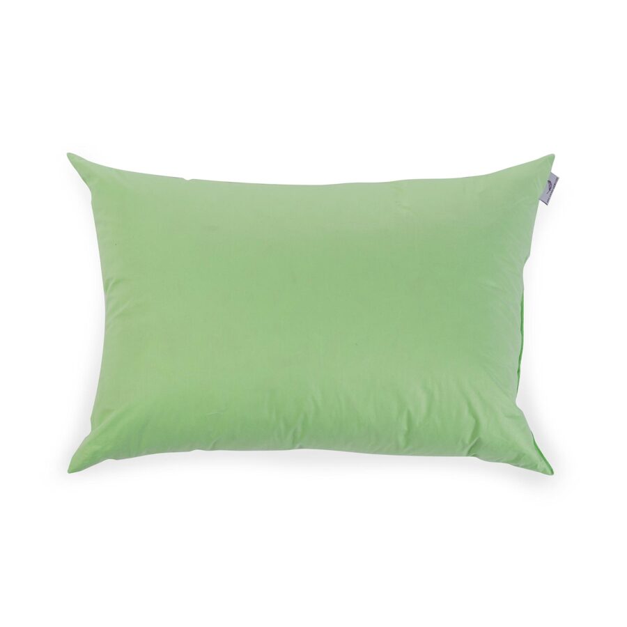 Пуховая подушка - зелёная
