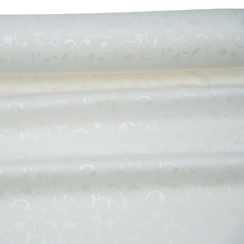 Down proof cotton fabric natural white N8, 1m