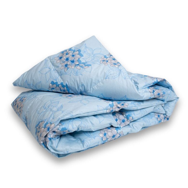 Down duvet - blue flowers N13