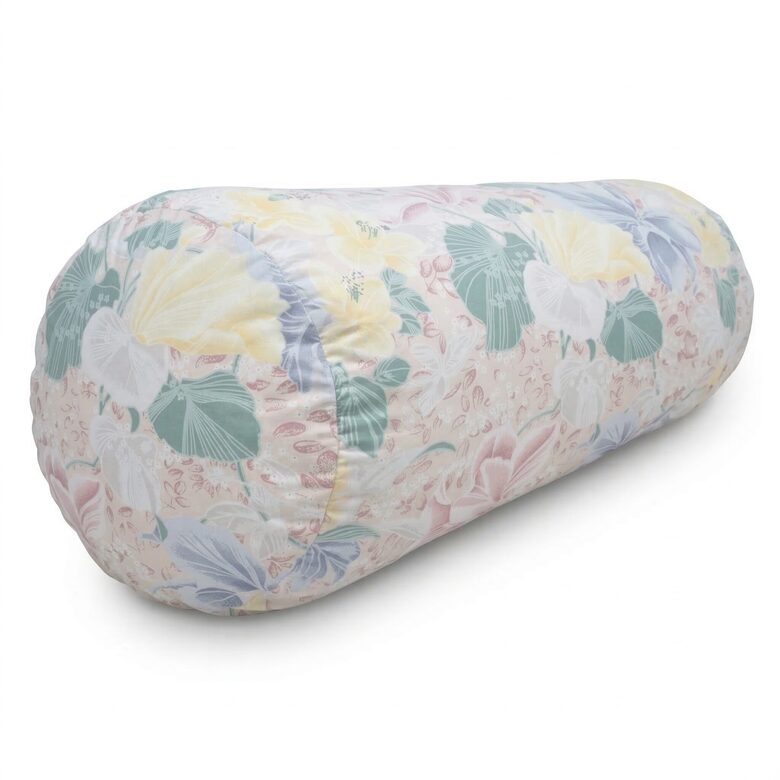 Feather bolster - flowers N10