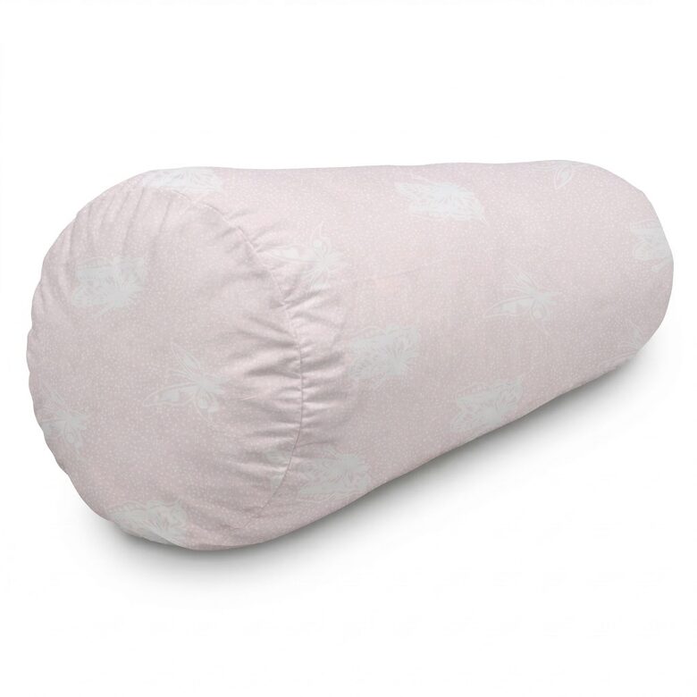 Feather bolster - pink butterfly N15