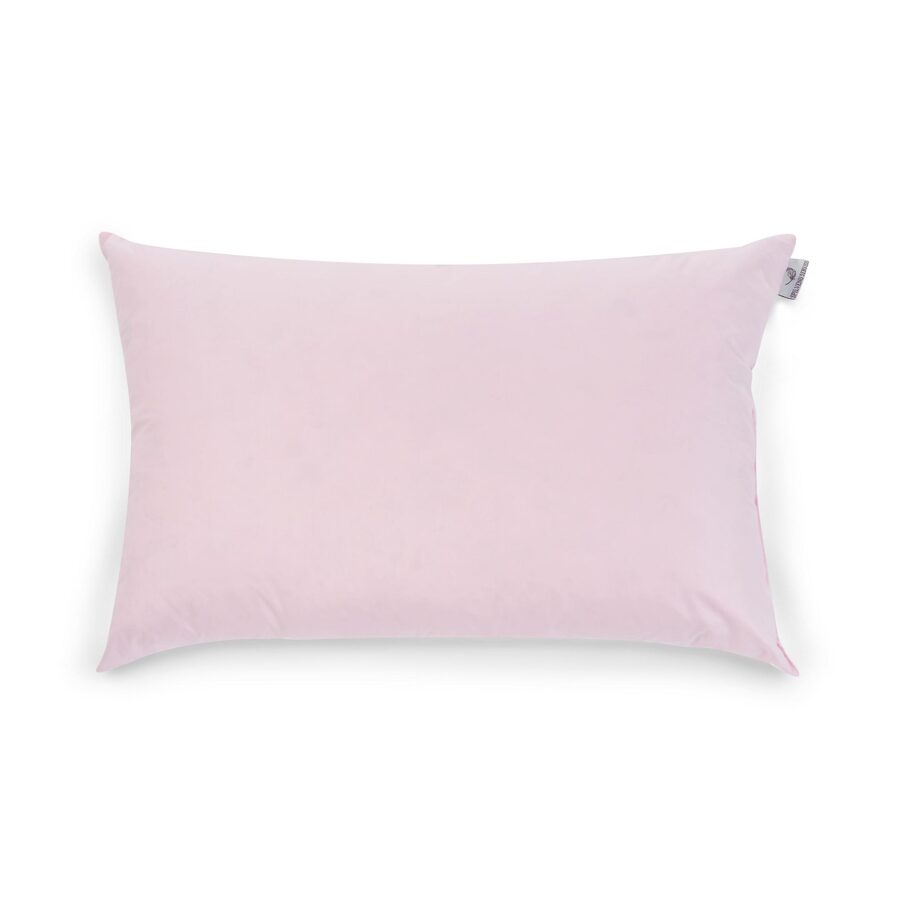 Пуховая подушка – розовая