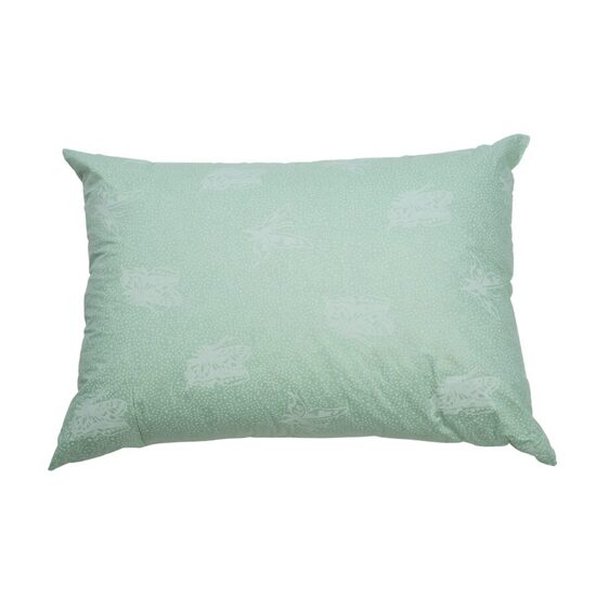 Feather pillow - green butterfly N14