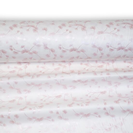 Down proof cotton fabric white N7, 1m