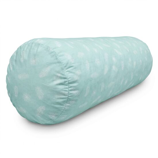 Spalvu rullis - piparmētru zaļš ar spalviņu N2