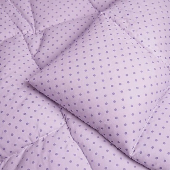30/70 down duvet - spotty pink N1